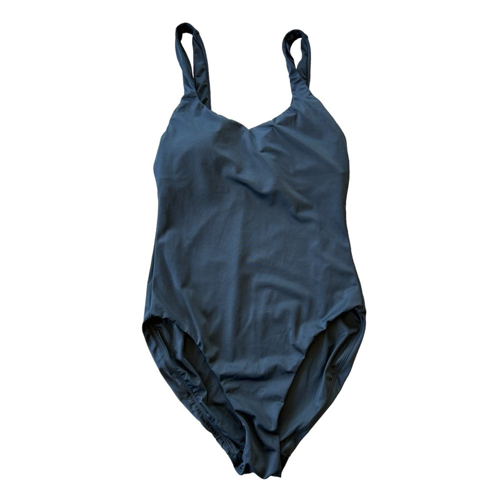 Andie The Marbella One Piece Bathing Suit XS Resort Full Coverage Swim Black NEW